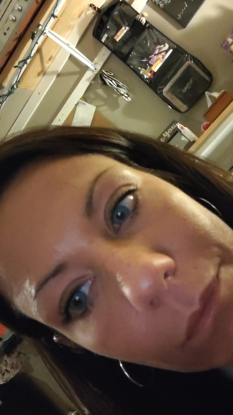 Customer photo review of Love Story Oxytocin Blue Prescription Coloured Contact Lenses