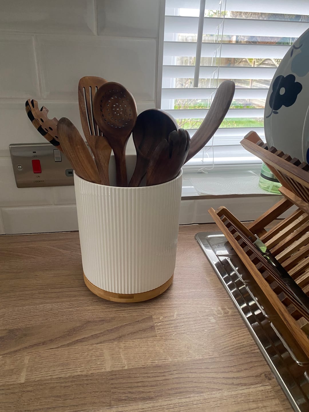 Customer photo review of Wooden Kitchen Utensils Set