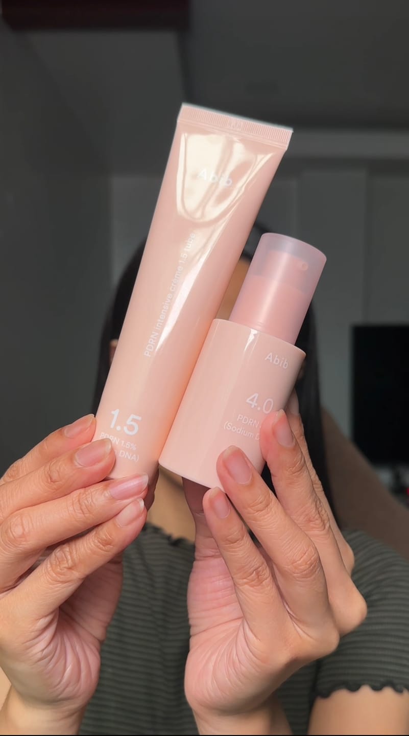 Customer photo review of PDRN glow serum 4.0 pump