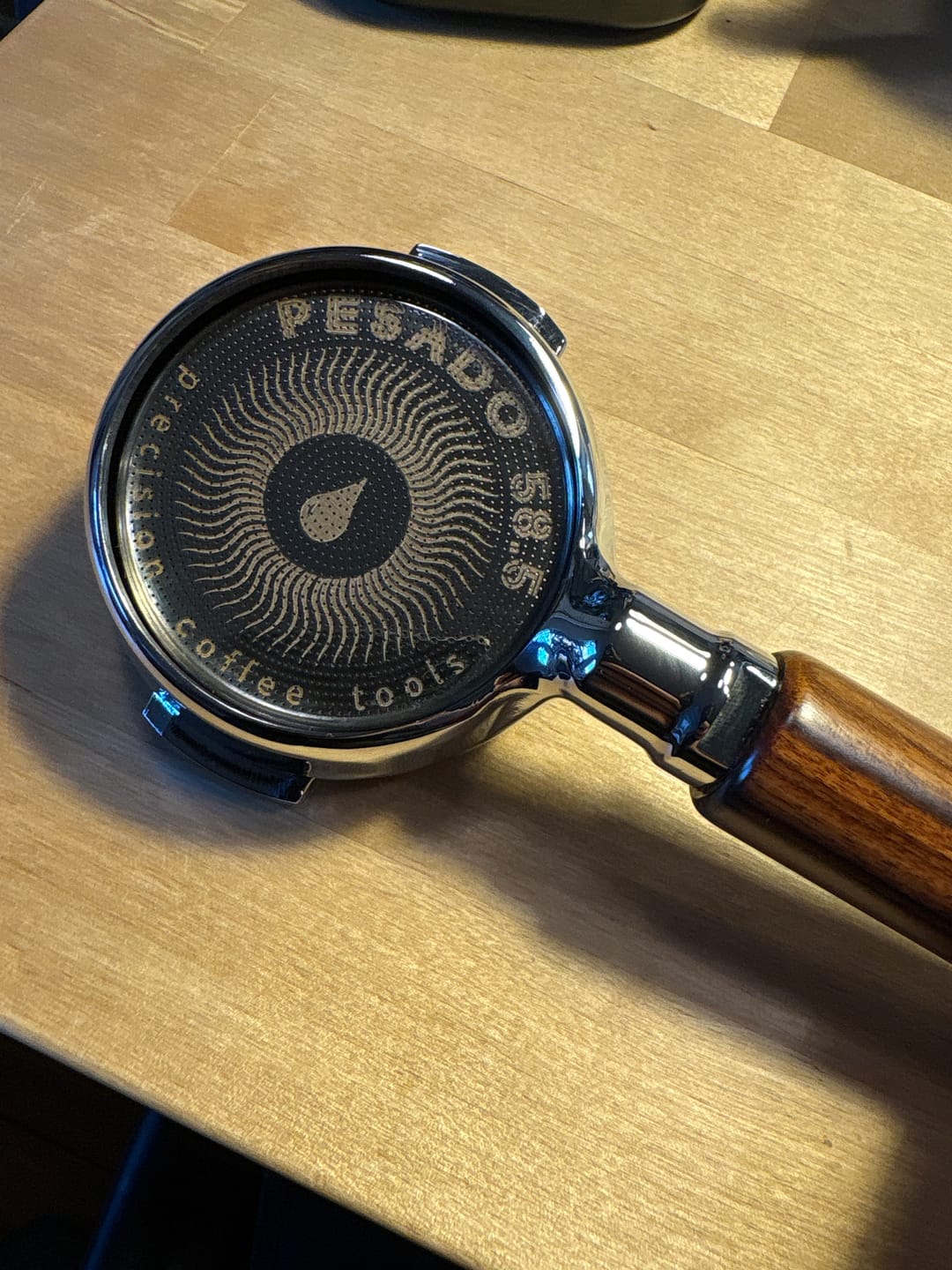 Customer photo review of High Extraction He[%] Filter Baskets for a Fuller Coffee Experience