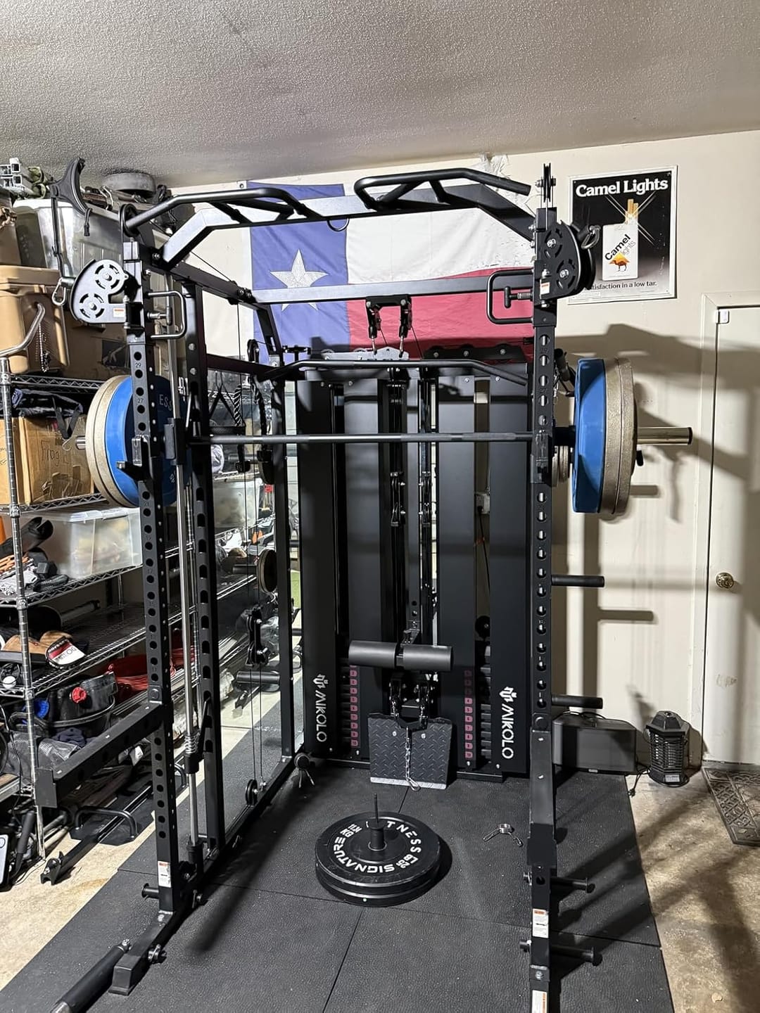 Customer photo review of HORUS™ Smith Machine Functional Trainer With Dual Weight Stack