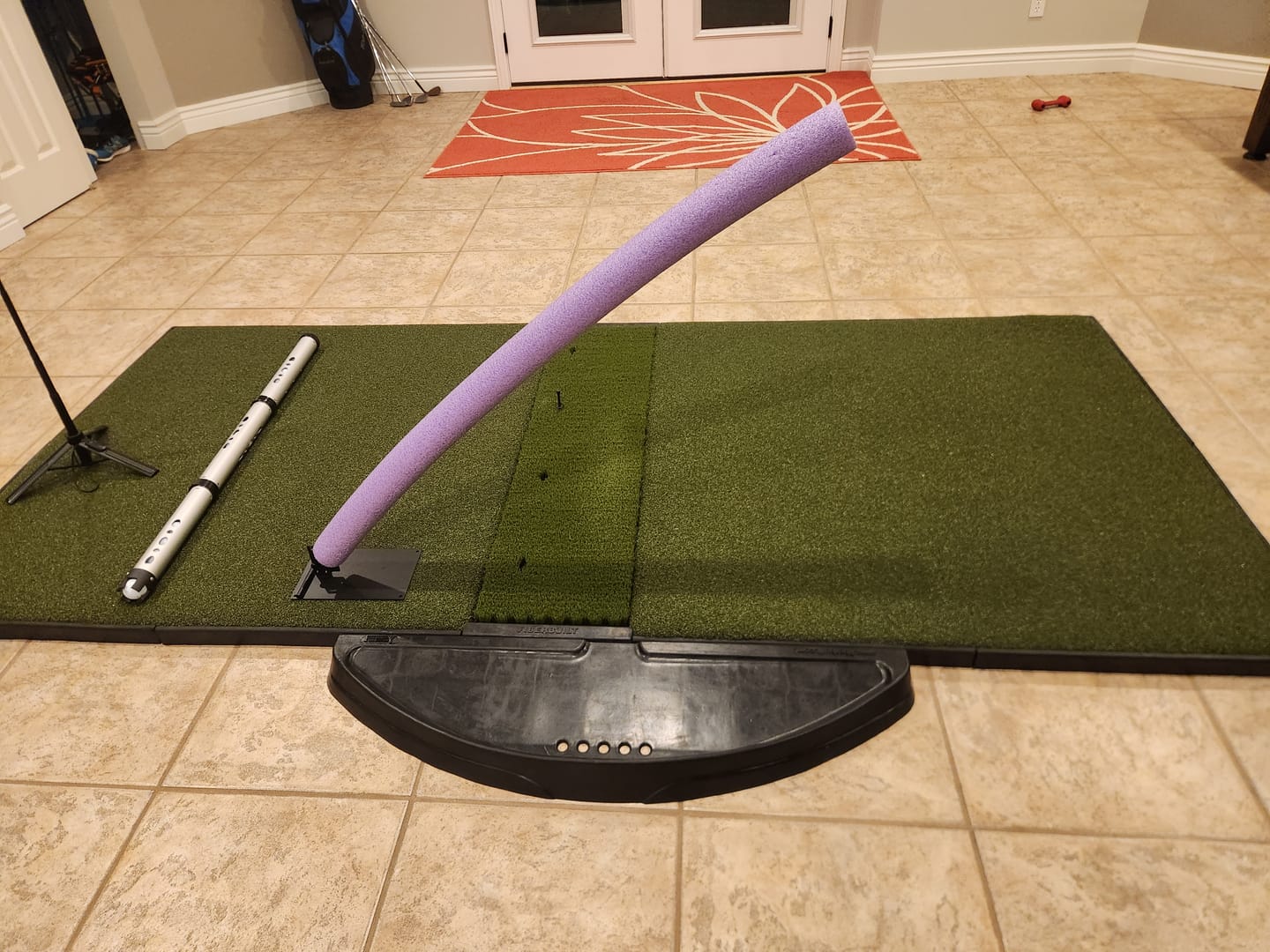 Customer photo review of Fiberbuilt Half-Moon Molded Rubber Golf Ball Tray