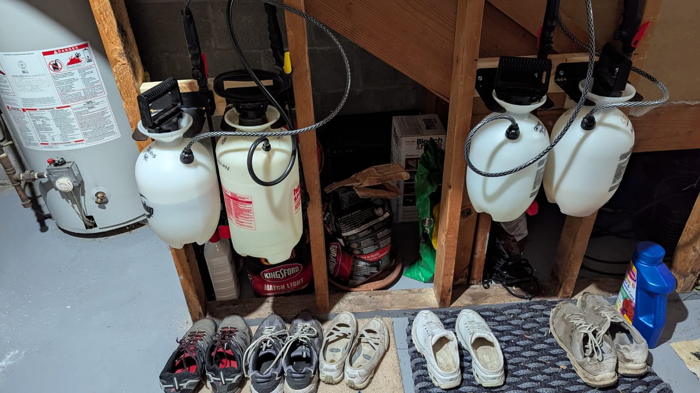 Customer photo review of Garden Sprayer Holder