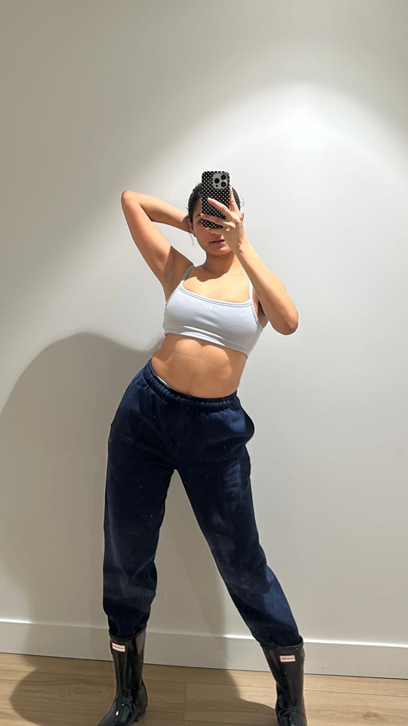 Customer photo review of The Ballet Bralette / PowderPink-Cream