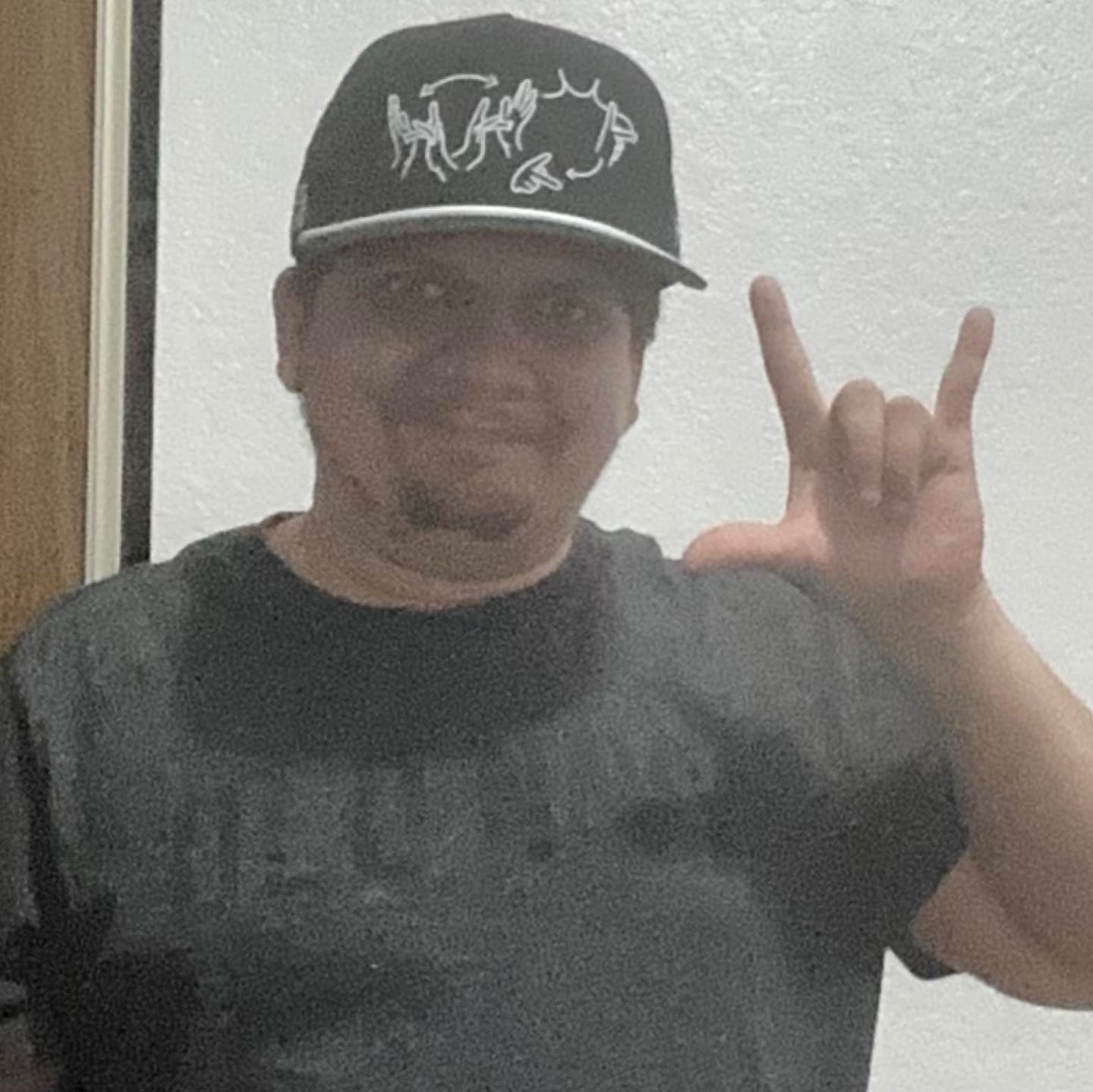 Customer photo review of JESUS IS KING ASL SNAPBACK HAT