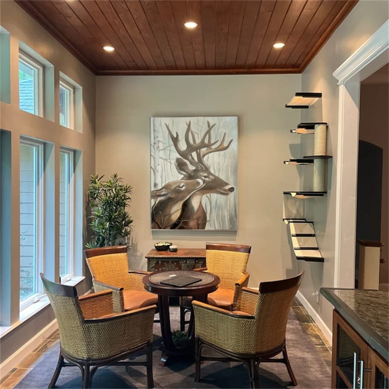 Customer photo review of Abstract Animal Rangifer tarandus Wall Art #AC054
