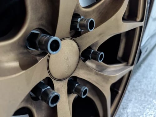 Customer photo review of Work Lug Nuts Anti-Theft 7075 Forged Aluminum 20pcs