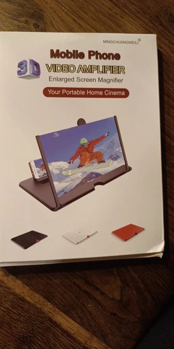 Customer photo review of Amplificador de Pantalla