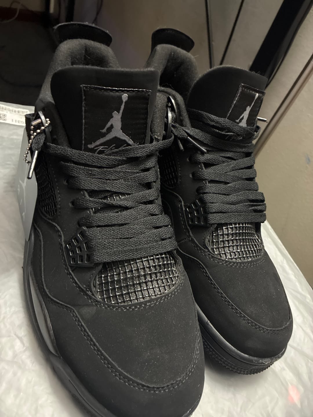 Customer photo review of JORDAN 4 BLACK CAT