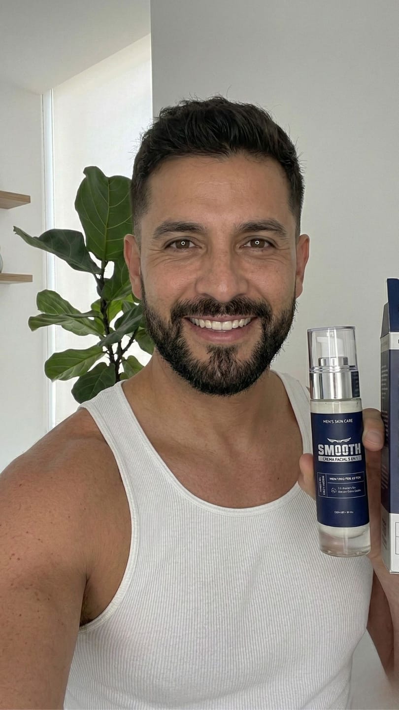 Customer photo review of Crema Facial 5 en 1