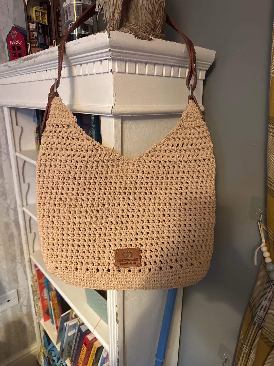 Customer photo review of CrochetPark™ Haven Hobo crochet kit