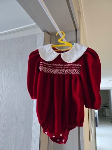 Customer photo review of Festive Vintage Style Romper