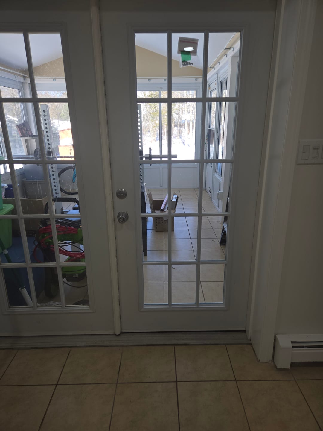 Customer photo review of Clear 15 Lite Glass and Frame Kit (Full Lite)
