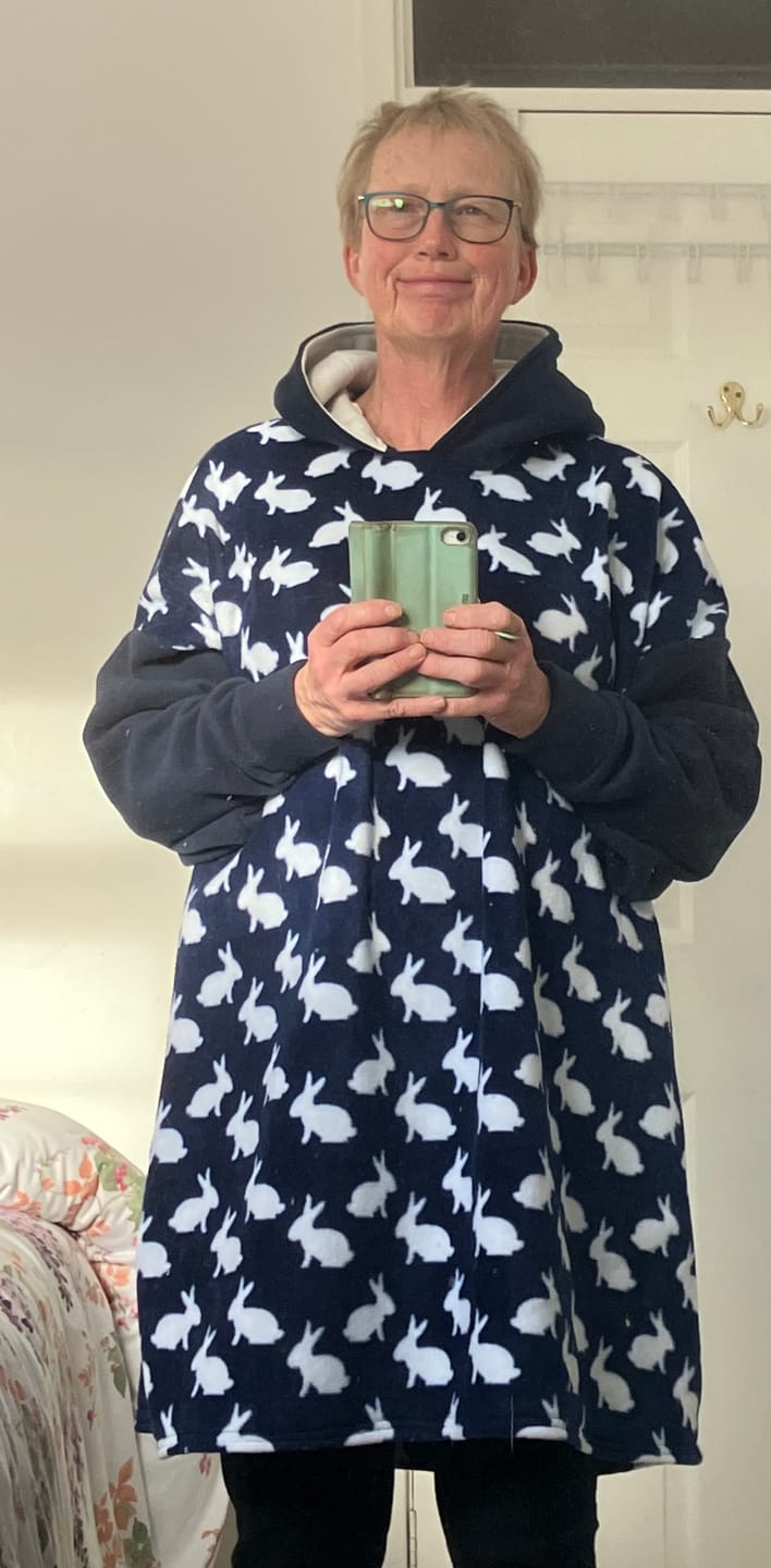 Customer photo review of Plain Anti Pill Polar Fleece Fabric
