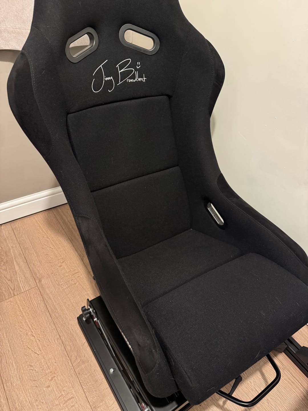 Customer photo review of CHASE V2 Bucket Seat - Jimmy Broadbent Edition