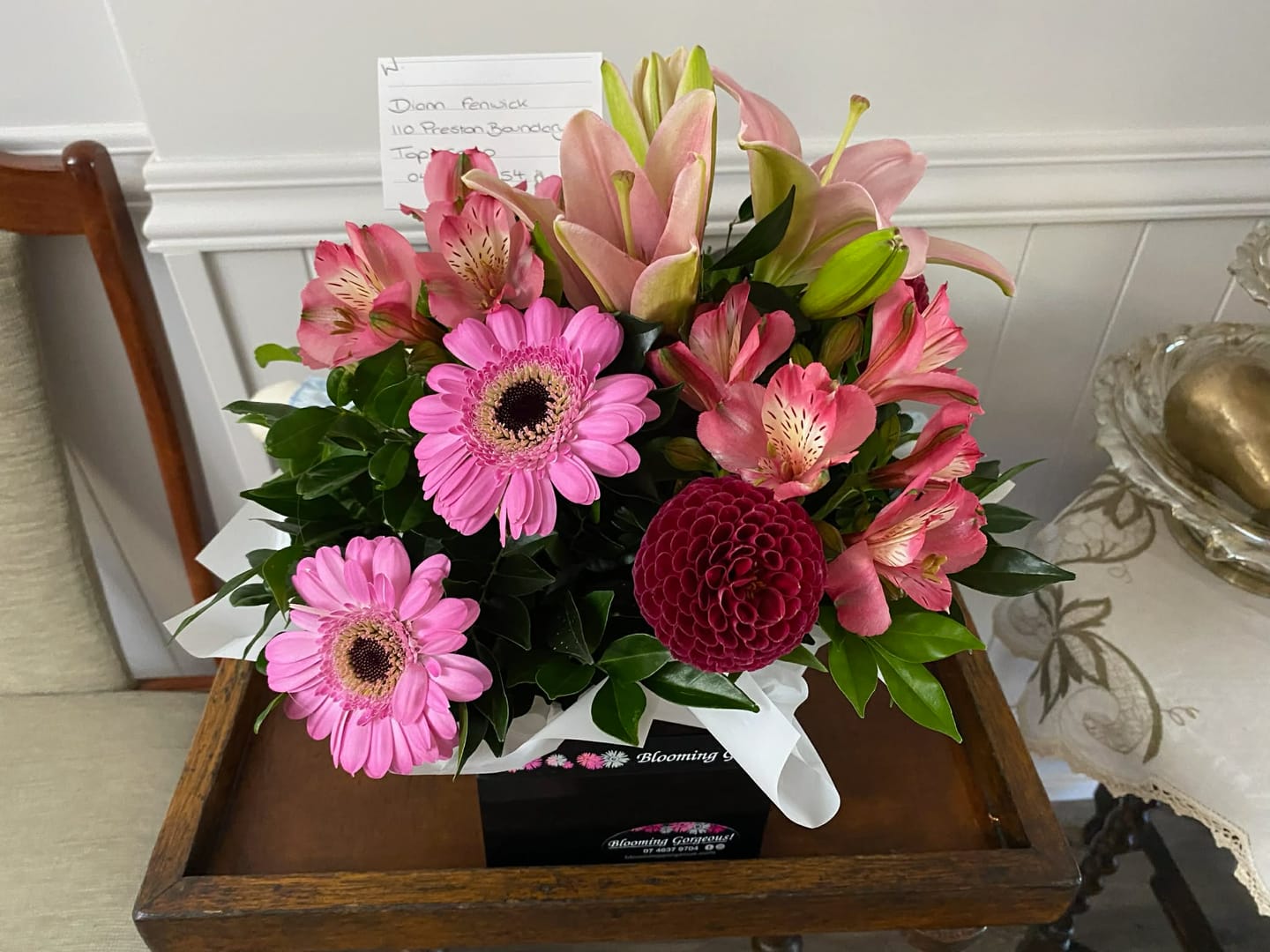 Customer photo review of Designer's Choice Arrangement