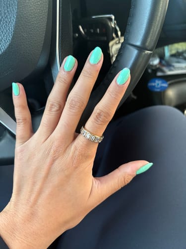 Customer photo review of Diamond Baguette Ring