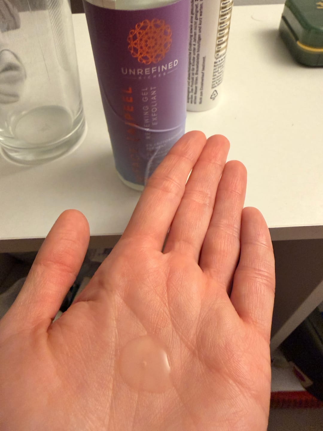 Customer photo review of FACE [A]PEEL - Renewing Gel Exfoliant