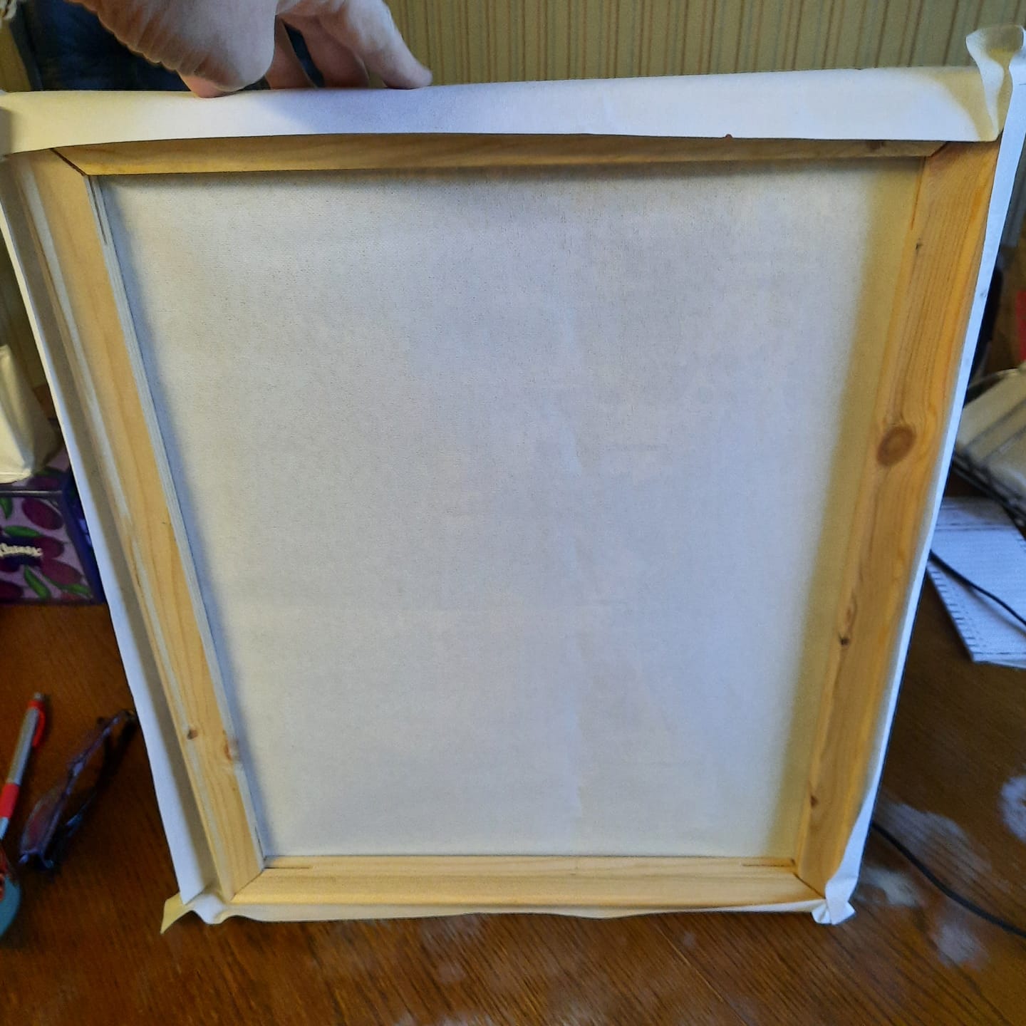 Customer photo review of DIY Pine Wood Frame for Paint by Numbers