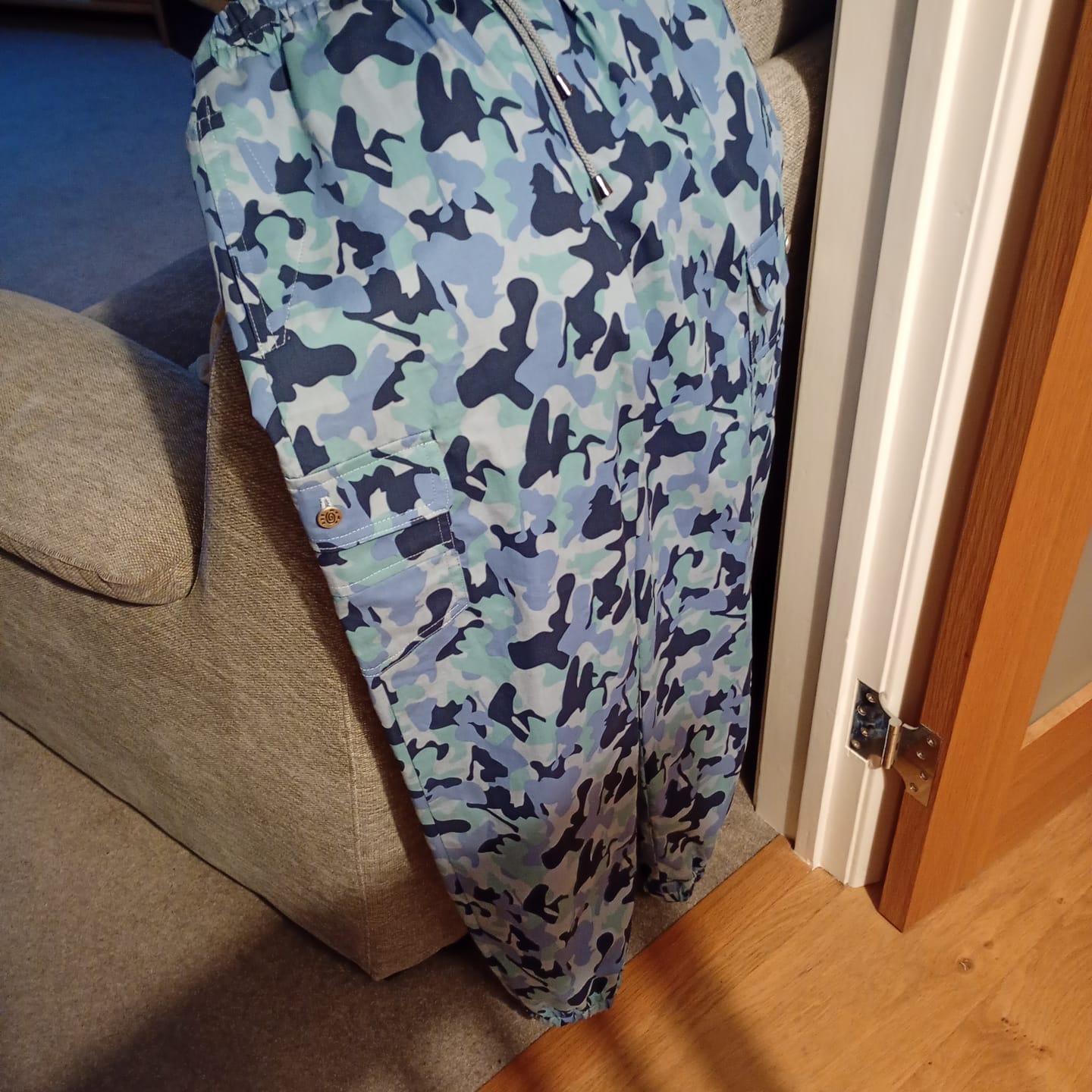 Customer photo review of Camouflage Cotton Fabric