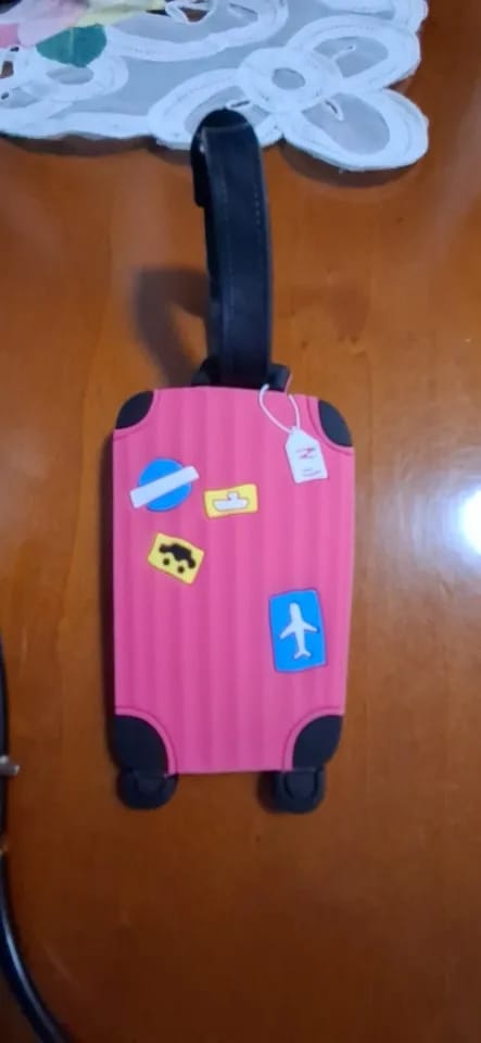 Customer photo review of Étiquette Bagage Motif Valise