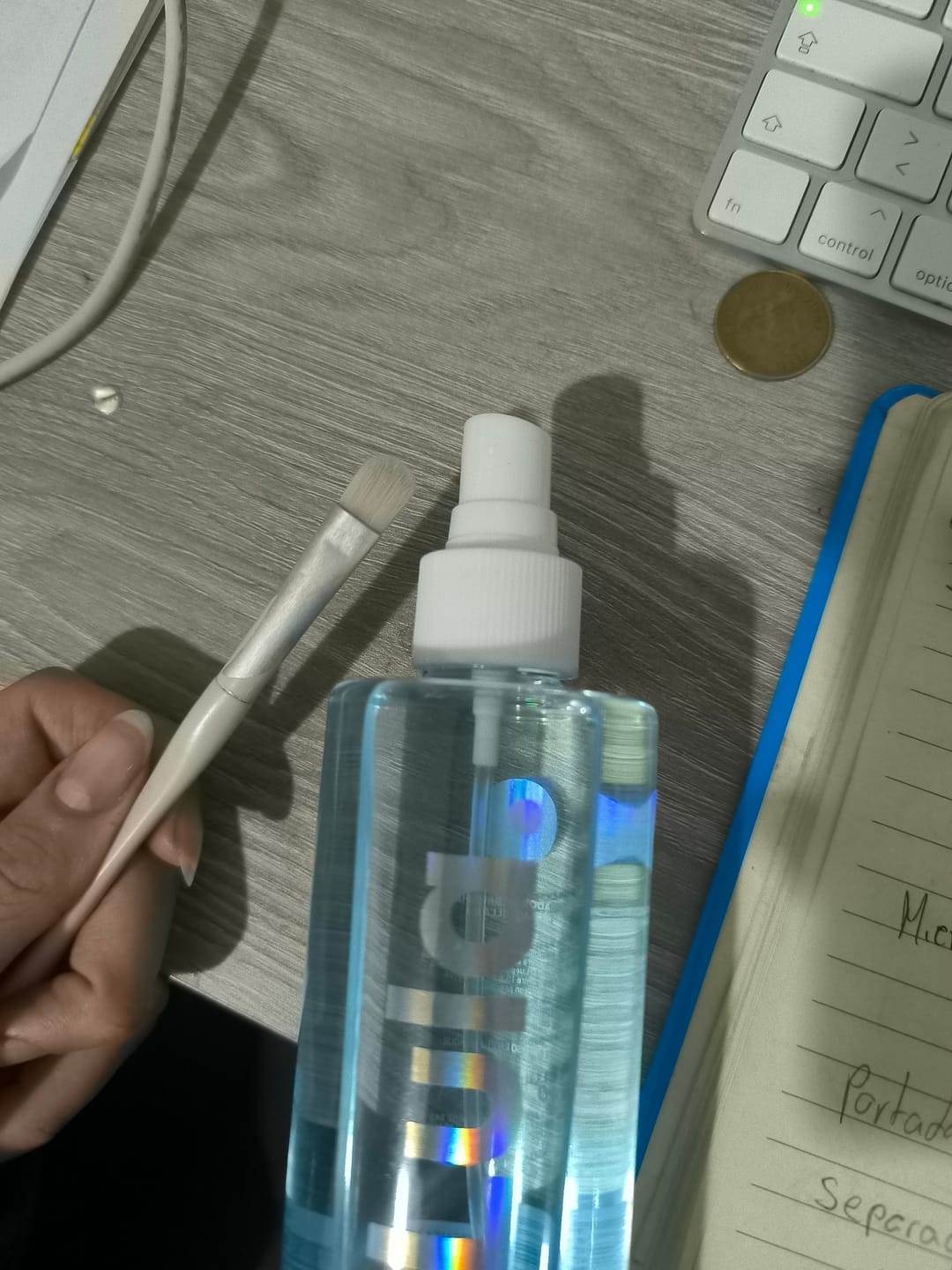 Customer photo review of Miracle Makeup Brush Cleanser