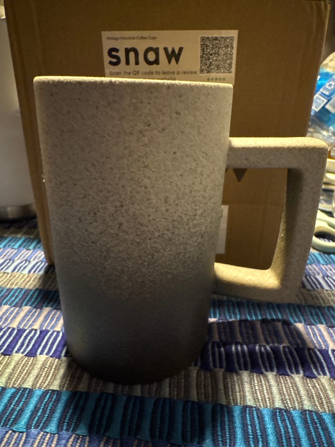 Customer photo review of Vintage Industrial Coffee Cups
