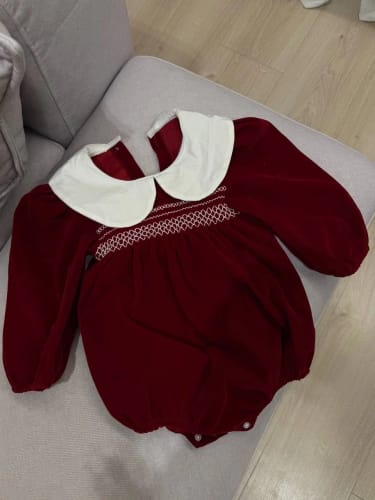 Customer photo review of Festive Vintage Style Romper