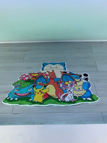 Customer photo review of Pokémon Family Rug