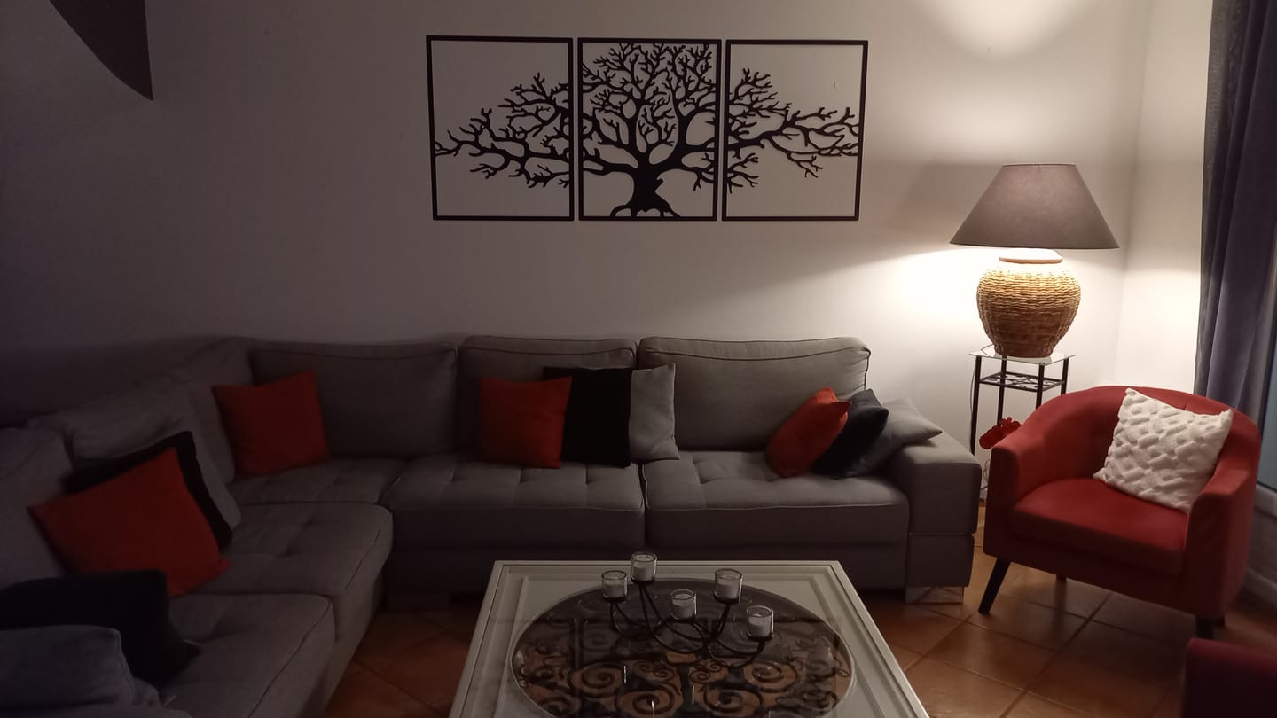 Customer photo review of Décoration murale en métal moderne - Triptyque Arbre De Vie (P01)