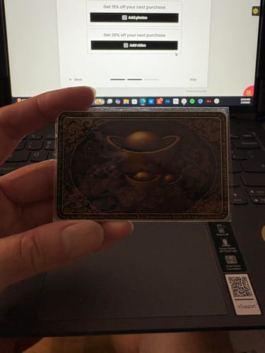 Customer photo review of Gold Wealth Talisman - Infinite Ingots