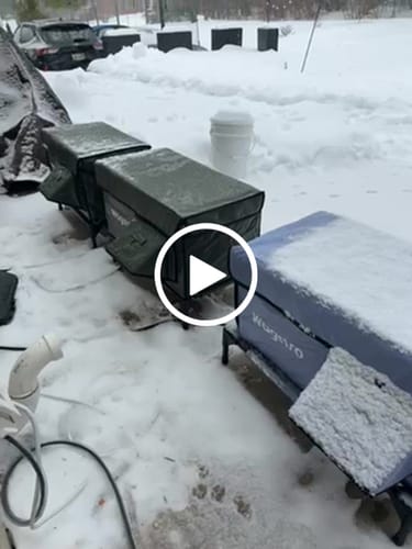 Customer video review of ArcticGuard Outdoor Heated Cat House– Final Sale