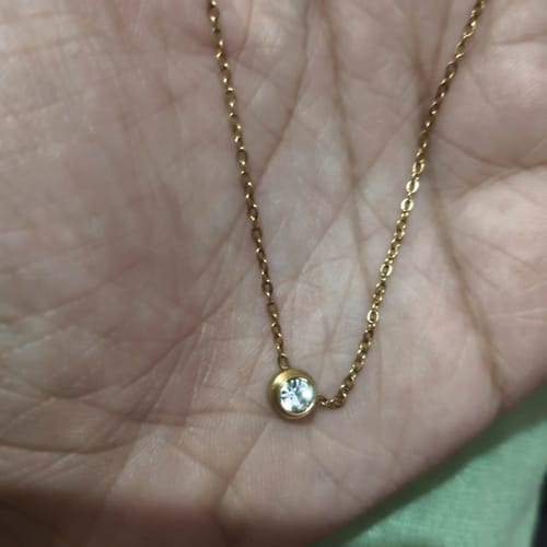 Customer photo review of Stone & Strand Necklace