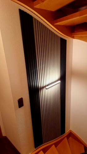 Customer photo review of Akustikpaneele Schwarze Eiche | XL 300 cm x 60 cm | Dreiseitig Echtholzfurnier