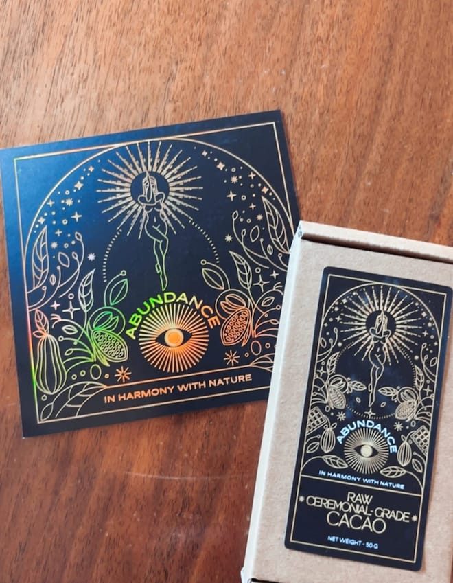 Customer photo review of Ceremonial Cacao Bar - 50g