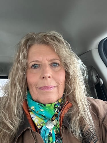 Customer shows her defined eyes in a before photo wearing the Ultimate Waterproof Eyeliner.