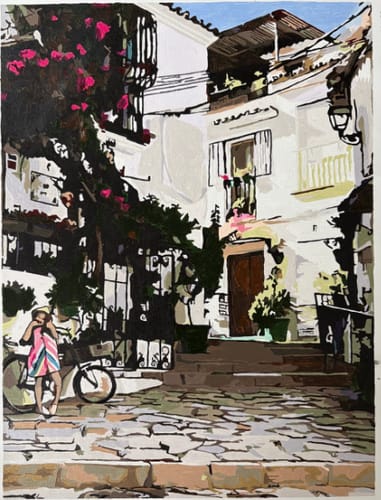 Customer photo review of Custom Landscape Paint By Numbers