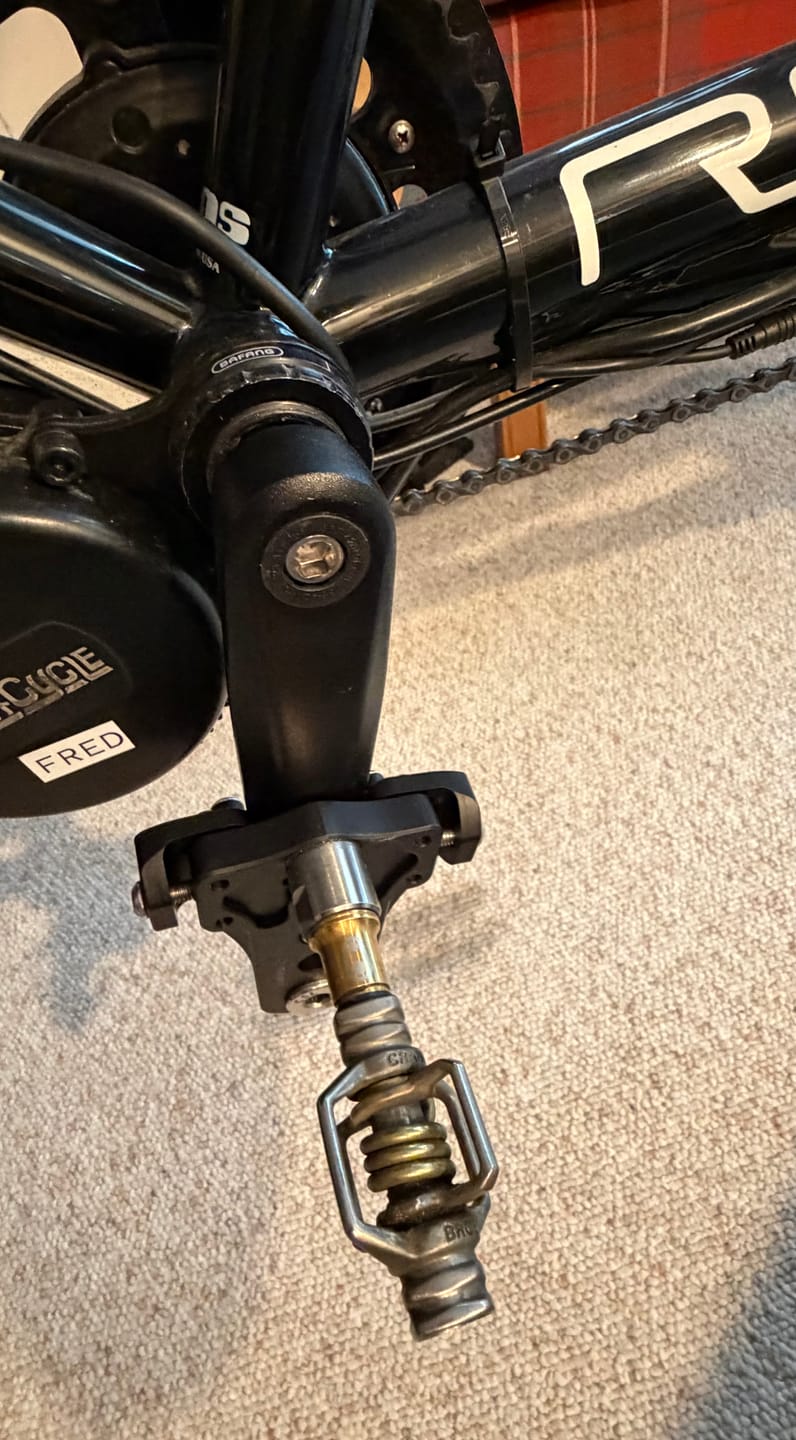 Customer photo review of Easy Knees Crank Shortener (Each)