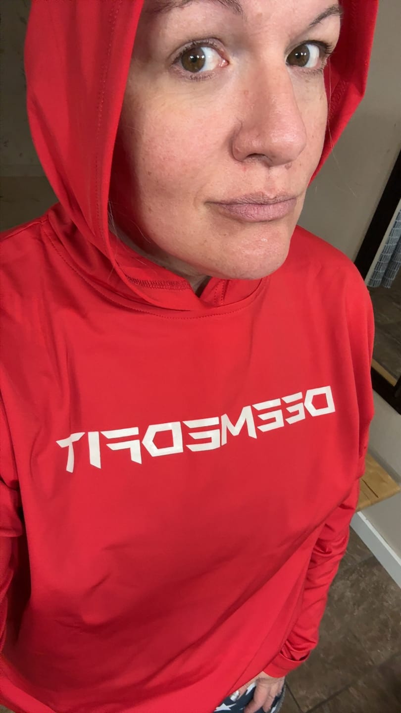 Customer photo review of Prevail Performance Hoodie