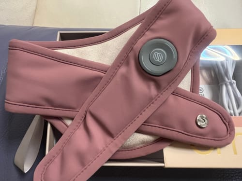 Customer photo review of CoziOmmi Rechargeable Neck Warmer 2.0   | Upgraded Graphene Neck Wrap | Shoulder Pain Relief | 2000mAh Battery | HK EMC certification