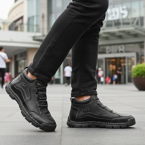Customer photo review of Orthopädische Premium-Lederstiefel