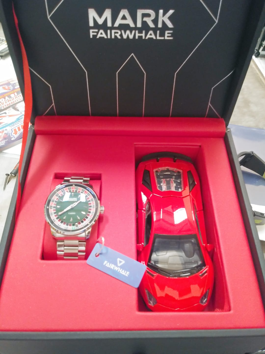 Customer photo review of Mark Fairwhale 5031 ROULEX Casino Watch – Luxury Roulette Timepiece