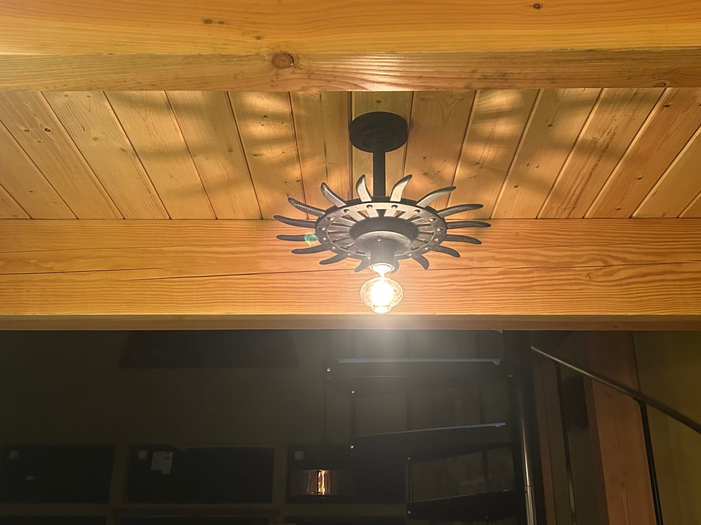 Customer photo review of Nostalgic Lantern Light Bulb - 40 Watt - 4.5 in. Length
