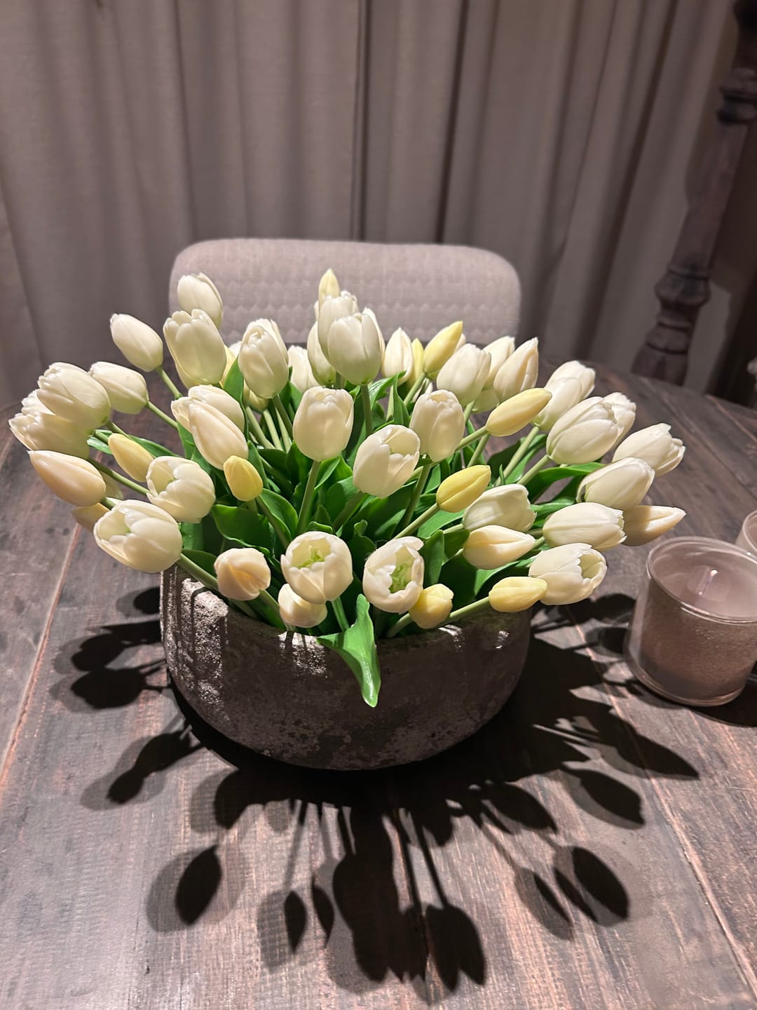Customer photo review of Tulpen Boeket - Wit (25 stengels)
