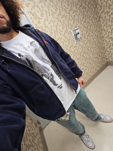 Customer photo review of Pine Barrens Script T-Shirt