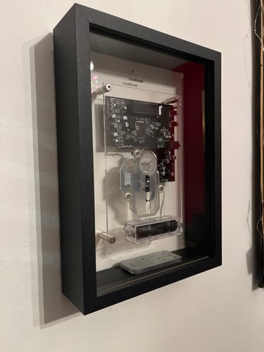 Customer photo review of M1 Music Frame CD Player