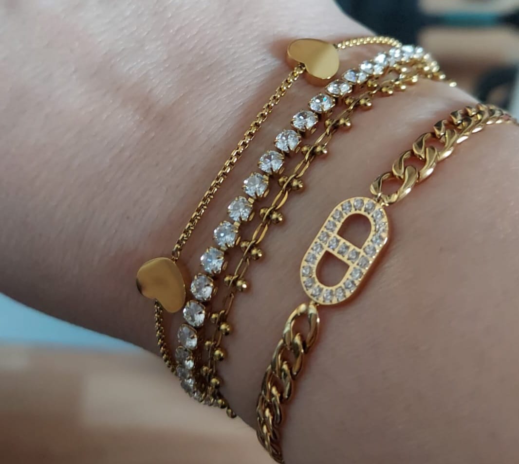 Customer photo review of Prestige 2 Armband | 18K vergoldet