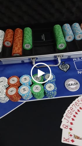 Customer video review of Poker Chips Set Vegas Poker Club 300