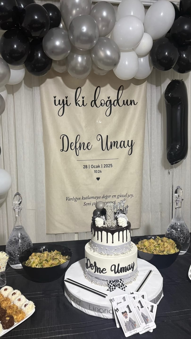 Customer photo review of Kişiselleştirilebilir Doğum Günü Örtüsü (#8)
