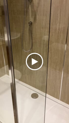 Customer video review of Hudson Reed 300mm Hinged Flipper Screen - Chrome